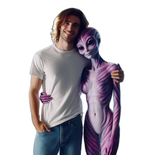 creature, robot, staff, concept art transparent PNG cut-out