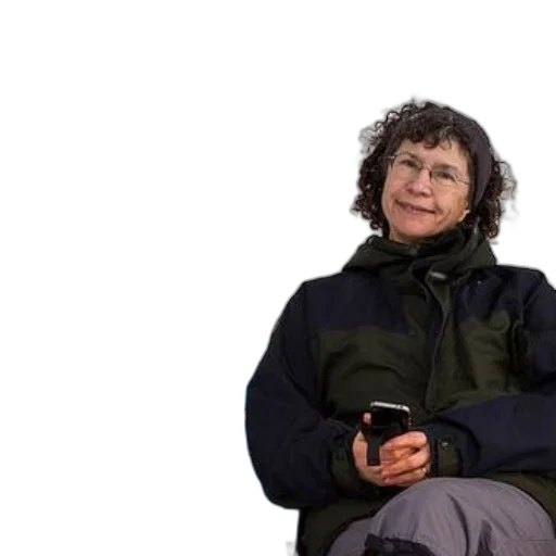 jacket, staff, woman, black transparent PNG cut-out
