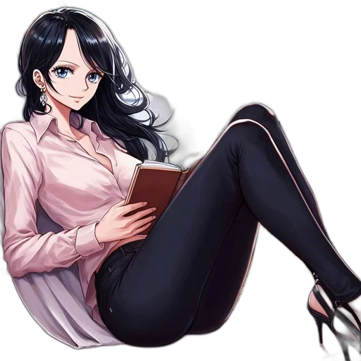 dress, staff, shoes, weapon transparent PNG cut-out