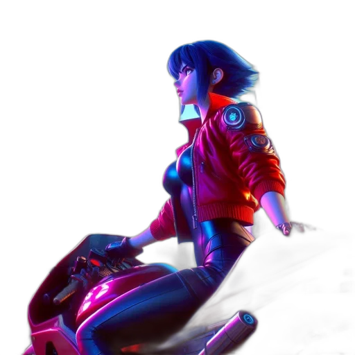 jacket, robot, weapon, concept art transparent PNG cut-out