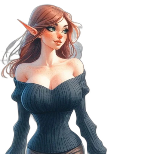 dress, fantasy art, concept art, 3d render transparent PNG cut-out