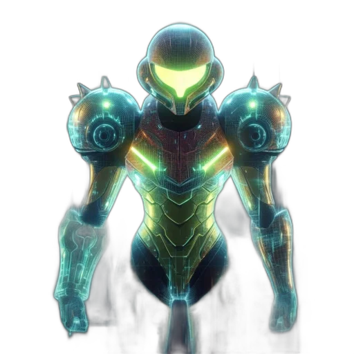 robot, creature, mask, weapon transparent PNG cut-out