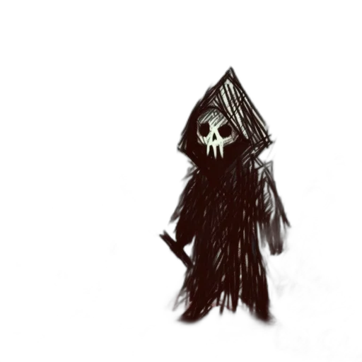 staff, mask, creature, crown transparent PNG cut-out