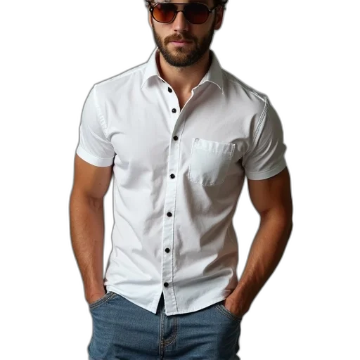 jacket, photorealistic, monochrome, men transparent PNG cut-out