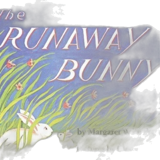 runaway, bunny, book, cover transparent PNG cut-out