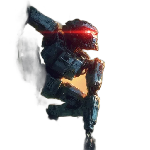 robot, weapon, creature, face transparent PNG cut-out