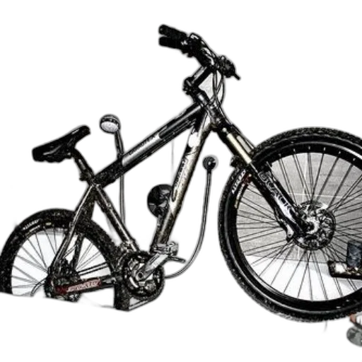 photorealistic, 3d render, black, mountain transparent PNG cut-out