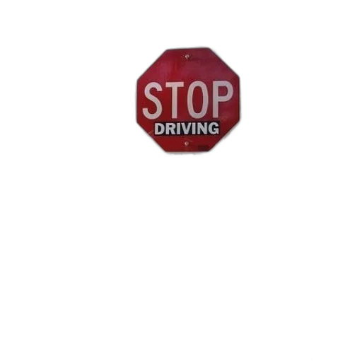 car, stop, sign, has transparent PNG cut-out