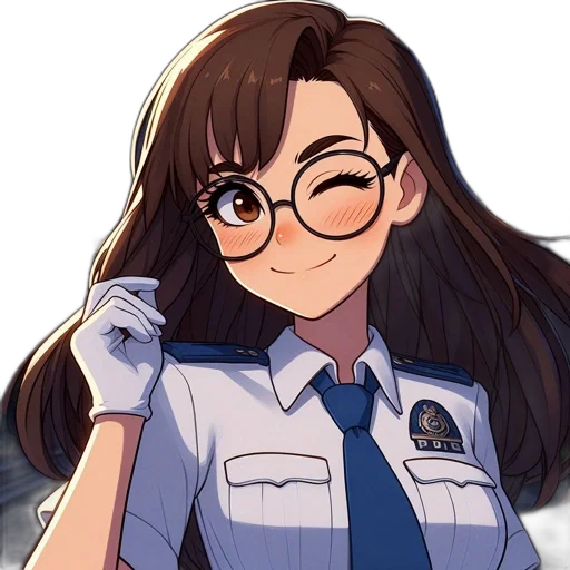 staff, face, jacket, hair transparent PNG cut-out