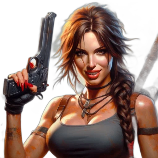 weapon, comic book art, fantasy art, concept art transparent PNG cut-out