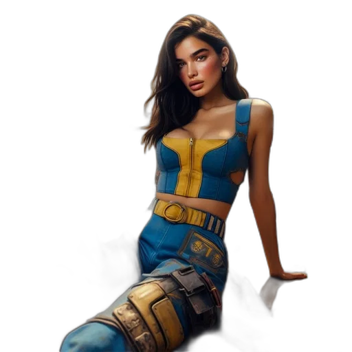dress, fantasy art, concept art, comic book art transparent PNG cut-out