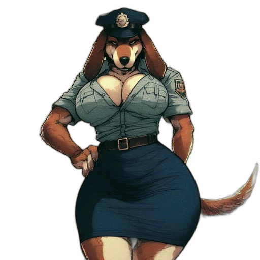 staff, dress, animal, hat transparent PNG cut-out