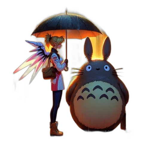 umbrella, staff, mask, hat transparent PNG cut-out
