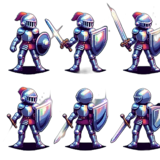 concept art, pixel art, fantasy art, 3d render transparent PNG cut-out