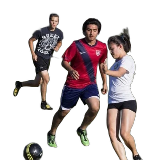 group, young, people, playing transparent PNG cut-out