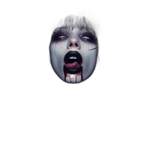 face, mask, creature, concept art transparent PNG cut-out