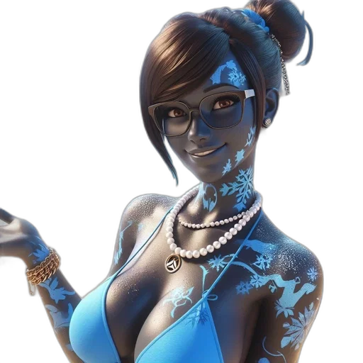face, jewelry, mask, staff transparent PNG cut-out