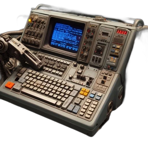 electronic, control, panel, machine transparent PNG cut-out