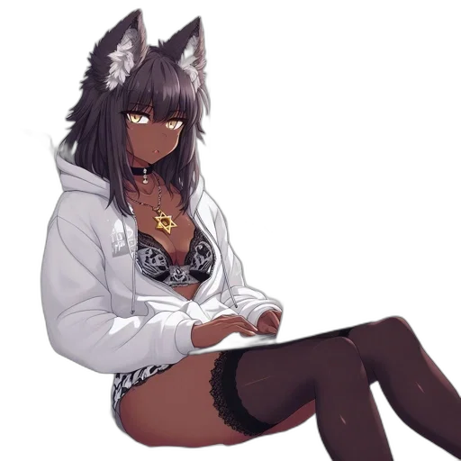 staff, jacket, animal, jewelry transparent PNG cut-out