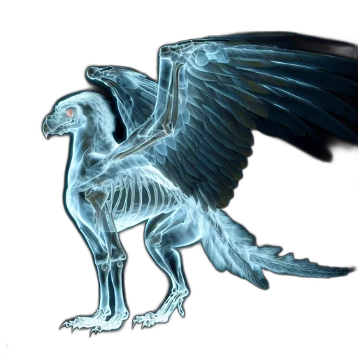dragon, creature, animal, staff transparent PNG cut-out