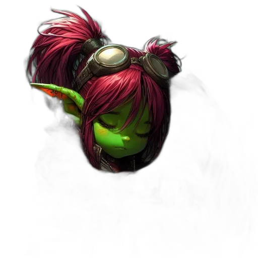 mask, hair, staff, face transparent PNG cut-out