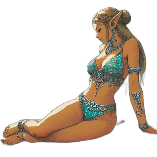 jewelry, dress, concept art, fantasy art transparent PNG cut-out