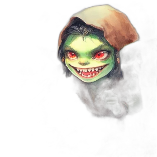 mask, face, creature, concept art transparent PNG cut-out