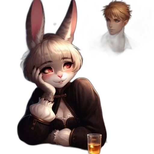 bottle, mask, face, staff transparent PNG cut-out