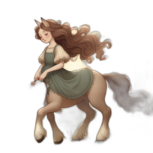 dress, creature, hair, dragon transparent PNG cut-out