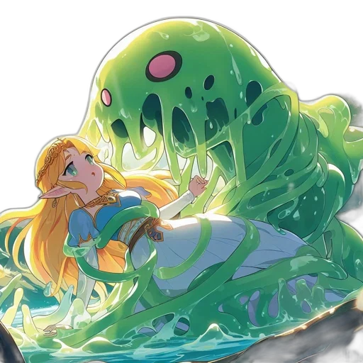 creature, dragon, concept art, watercolor transparent PNG cut-out