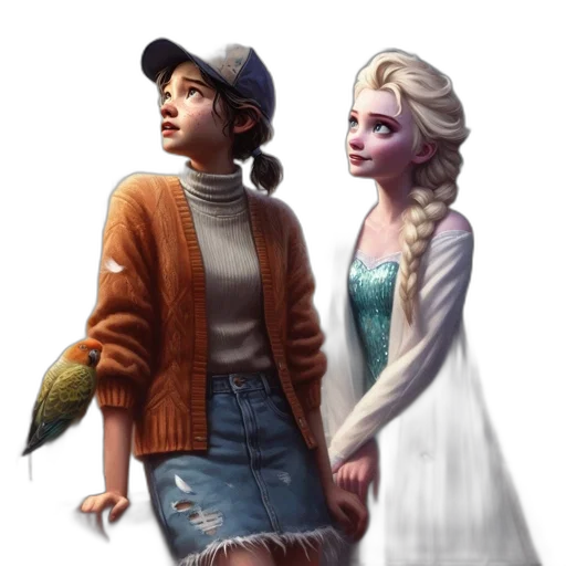 hat, jacket, concept art, fantasy art transparent PNG cut-out