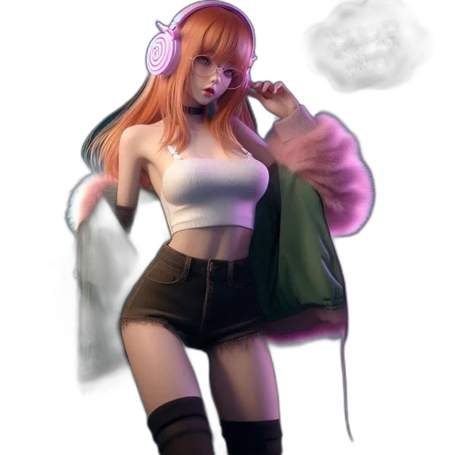 jacket, dress, concept art, fantasy art transparent PNG cut-out