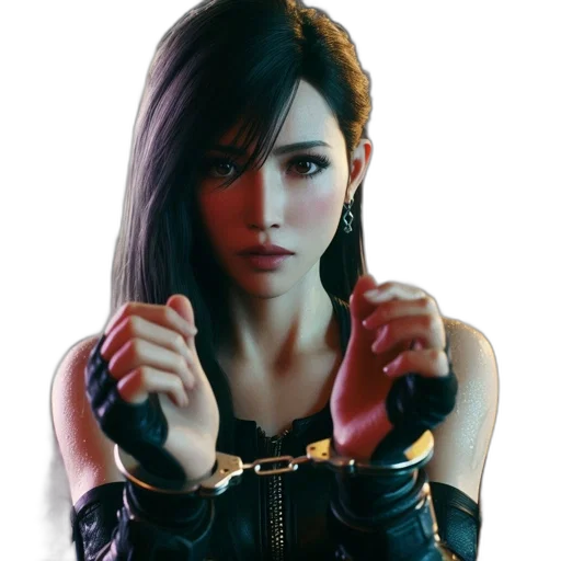 weapon, jacket, jewelry, face transparent PNG cut-out