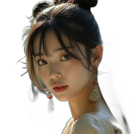 face, dragon, photorealistic, oil painting transparent PNG cut-out