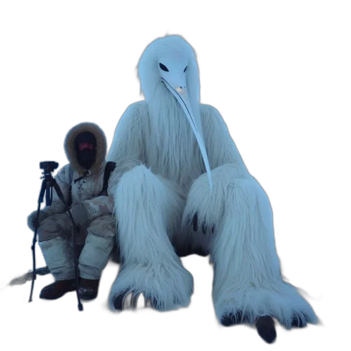 creature, animal, robot, staff transparent PNG cut-out
