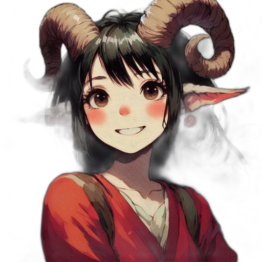 dragon, mask, creature, staff transparent PNG cut-out
