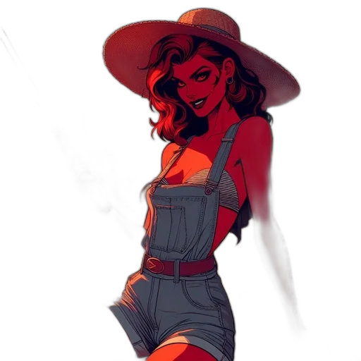 hat, dress, jacket, staff transparent PNG cut-out