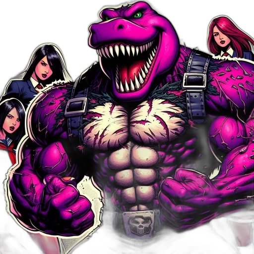 creature, comic book art, concept art, pixel art transparent PNG cut-out