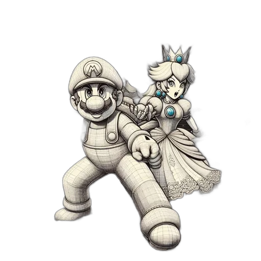 crown, staff, robot, concept art transparent PNG cut-out