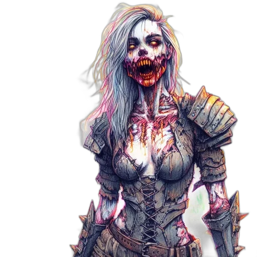 concept art, fantasy art, comic book art, pixel art transparent PNG cut-out