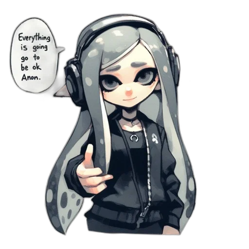 jacket, robot, staff, weapon transparent PNG cut-out