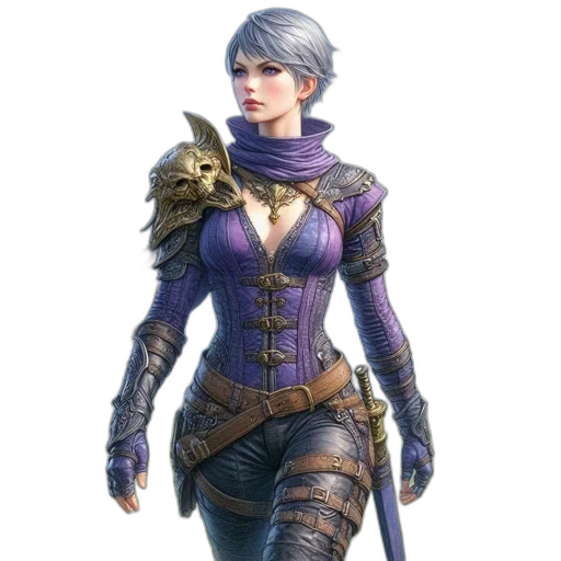 staff, dress, jacket, face transparent PNG cut-out