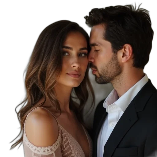 dress, face, photorealistic, rochelle transparent PNG cut-out