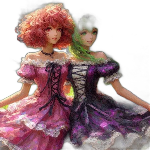 dress, fantasy art, photorealistic, concept art transparent PNG cut-out