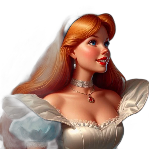 jewelry, crown, face, dress transparent PNG cut-out
