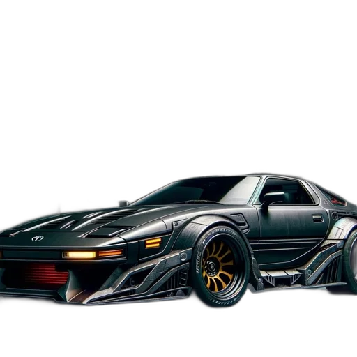 car, weapon, photorealistic, concept art transparent PNG cut-out