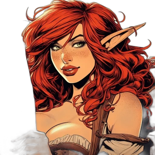 fantasy art, comic book art, concept art, pixel art transparent PNG cut-out