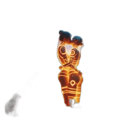 robot, jewelry, mask, staff transparent PNG cut-out