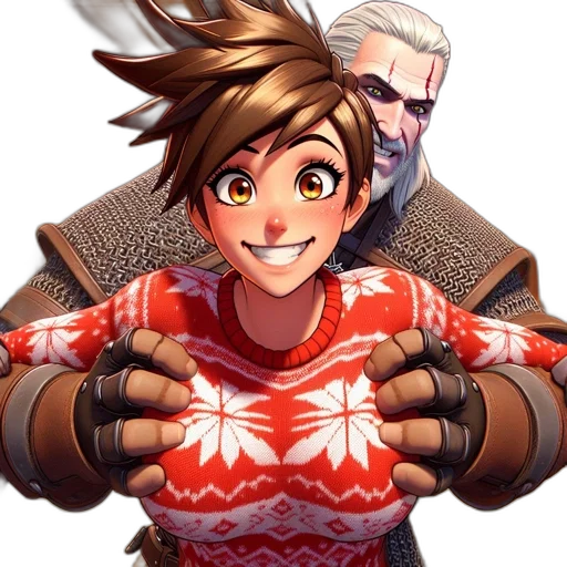 weapon, jacket, face, staff transparent PNG cut-out