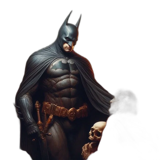 comic book art, concept art, fantasy art, photorealistic transparent PNG cut-out